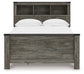 Cama Frandern con librería completa y almacenamiento