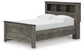 Cama Frandern con librería completa y almacenamiento