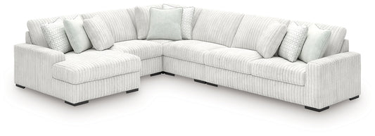 Estupendo sofá seccional de 5 piezas con chaise longue