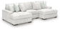 Estupendo sofá seccional de 3 piezas con chaise longue doble