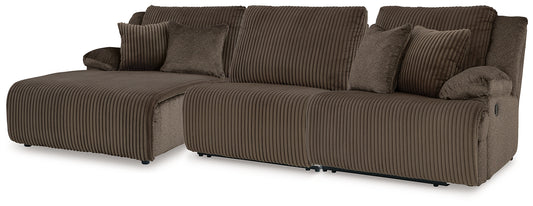 Sofá seccional tipo chaise longue de 3 piezas de primera calidad
