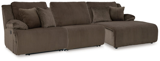 Sofá seccional tipo chaise longue de 3 piezas de primera calidad