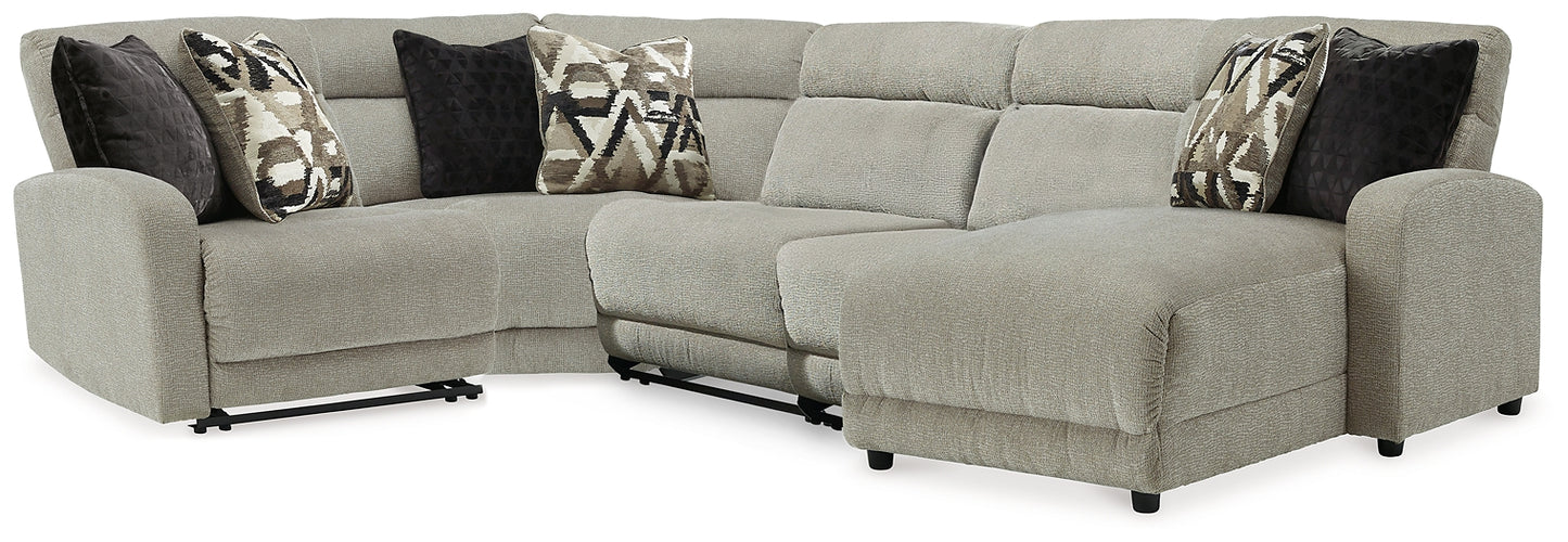 Colleyville - Seccional reclinable eléctrico de 5 piezas