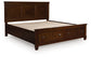 Cama con almacenamiento Danabrin King Panel