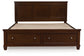 Cama California King con almacenamiento y paneles Danabrin