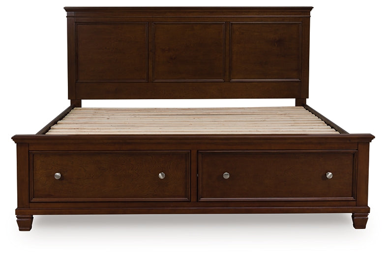 Cama con almacenamiento Danabrin King Panel