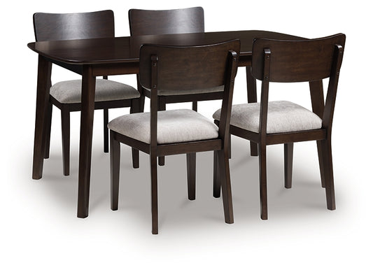 Juego de mesa de comedor Mallenette (5 piezas)