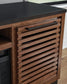 Mueble de TV Kallari de 84" con chimenea eléctrica