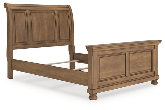 Ashley Express - Cama tipo trineo Feddinger Queen