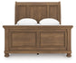 Ashley Express - Cama tipo trineo Feddinger Queen
