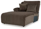 Seccional reclinable de 4 piezas de primer nivel con chaise longue