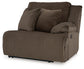 Seccional reclinable de 4 piezas de primer nivel con chaise longue