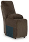 Seccional reclinable de 4 piezas de primer nivel con chaise longue