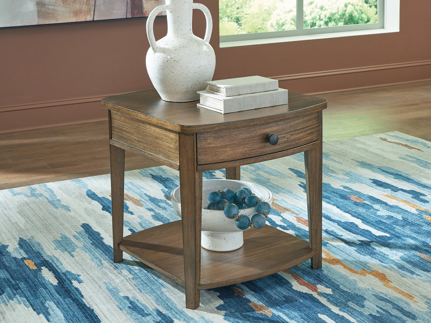 Ashley Express - Mesa auxiliar rectangular Burkbyer