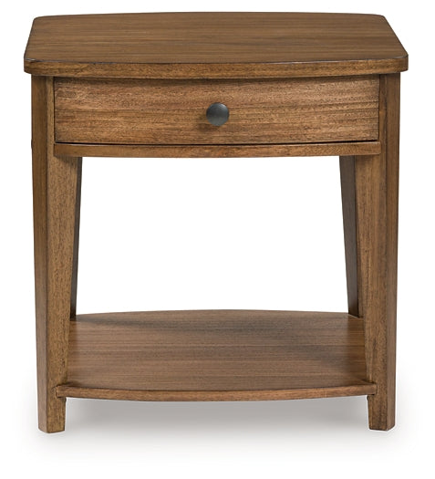 Ashley Express - Mesa auxiliar rectangular Burkbyer