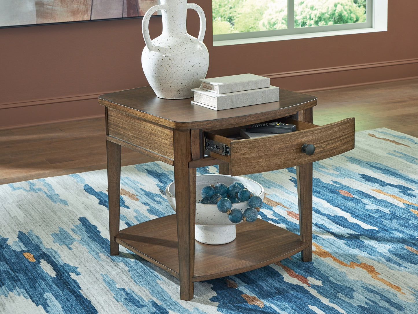 Ashley Express - Mesa auxiliar rectangular Burkbyer