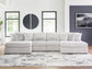 Seccional de 4 piezas Cuddle Plush con chaise longue