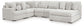 Seccional de 6 piezas Cuddle Plush con chaise longue