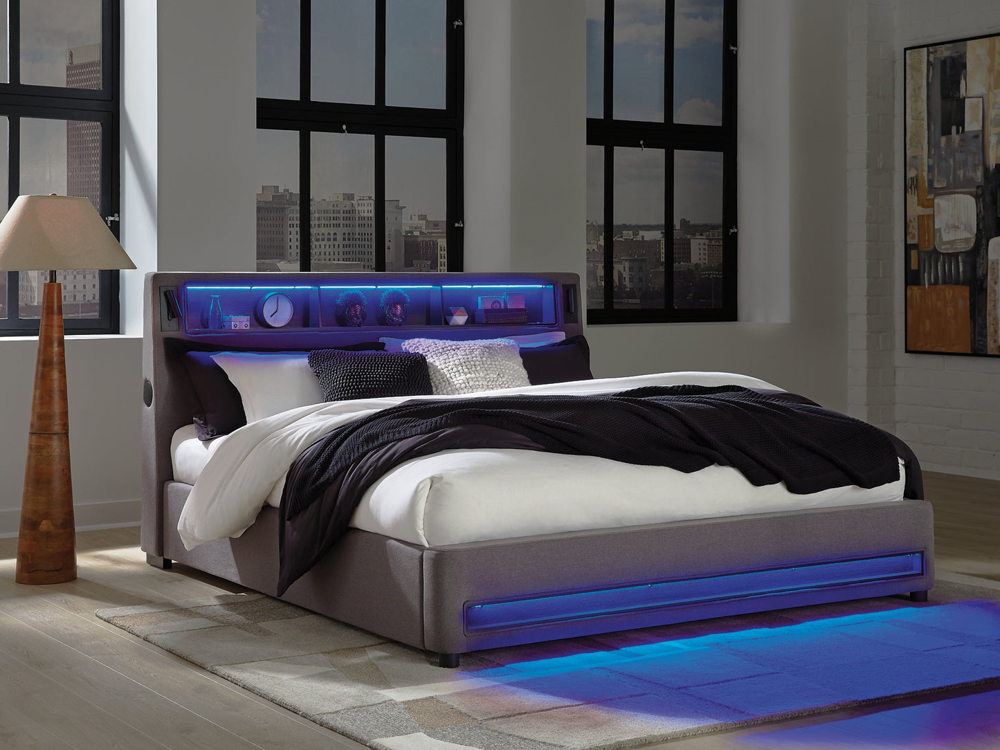 Cama tapizada Verishaw King