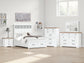 Cama con almacenamiento y paneles Ashbryn