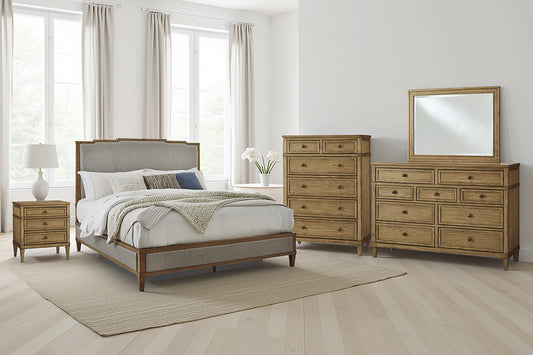 Cama tapizada Sharlance