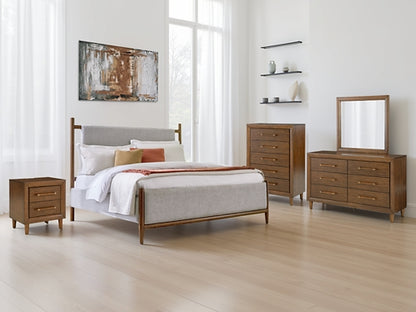 Cama tapizada Lyncott