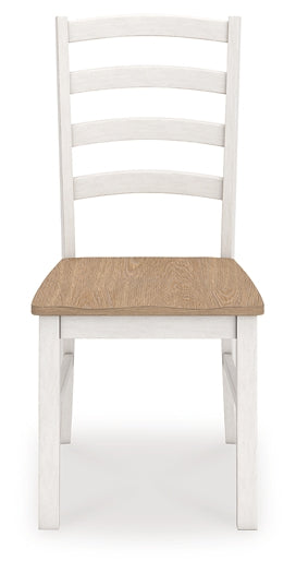 Ashley Express - Silla auxiliar de comedor Purlaney (2 unidades)