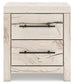 Lawroy Full Panel Headboard with Mirrored Dresser and Nightstand