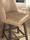 Ashley Express - Neymorton UPH Swivel Barstool (2/CN)