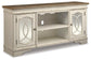 Mueble de TV Realyn XL con opción de chimenea