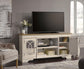 Mueble de TV Realyn XL con opción de chimenea