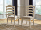 Ashley Express - Silla auxiliar UPH Realyn Dining (2 unidades)