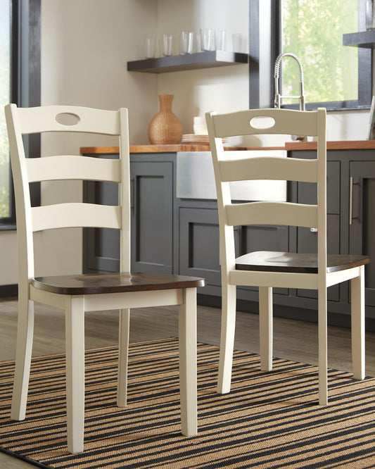 Ashley Express - Silla auxiliar de comedor Woodanville (2 unidades)