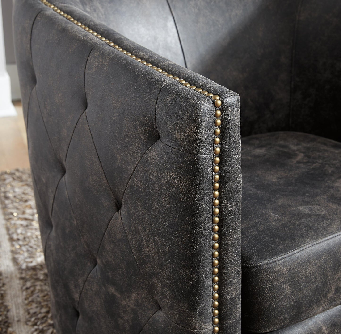 Ashley Express - Silla giratoria decorativa Brentlow