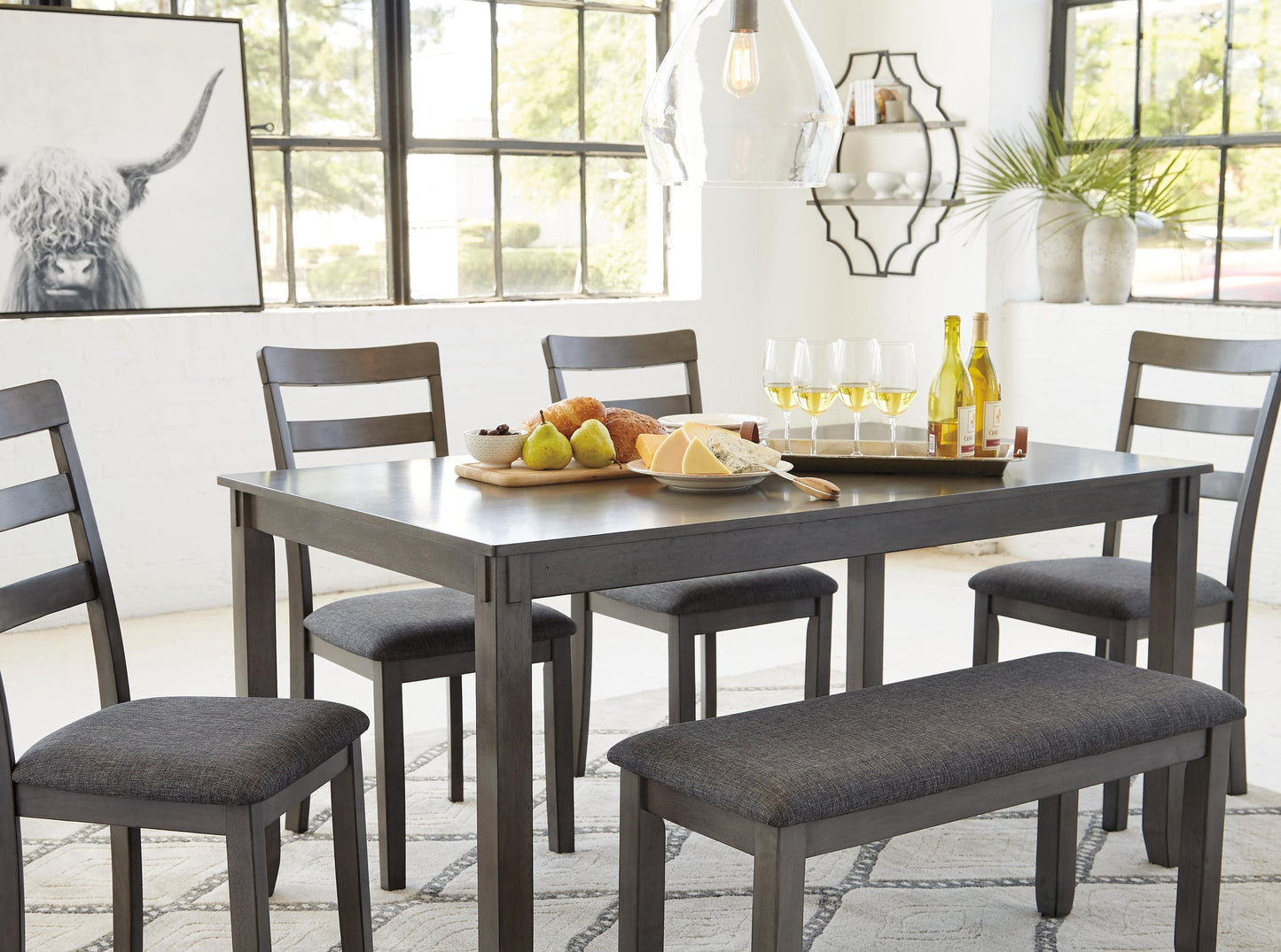 Juego de mesa Bridson RECT DRM (6 piezas)