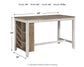 Ashley Express - Mesa de mostrador rectangular Skempton con almacenamiento