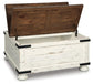 Ashley Express - Mesa de cóctel Wystfield con almacenamiento