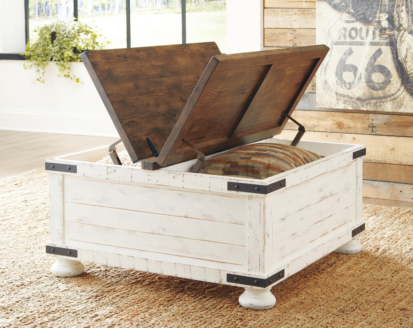 Ashley Express - Mesa de cóctel Wystfield con almacenamiento