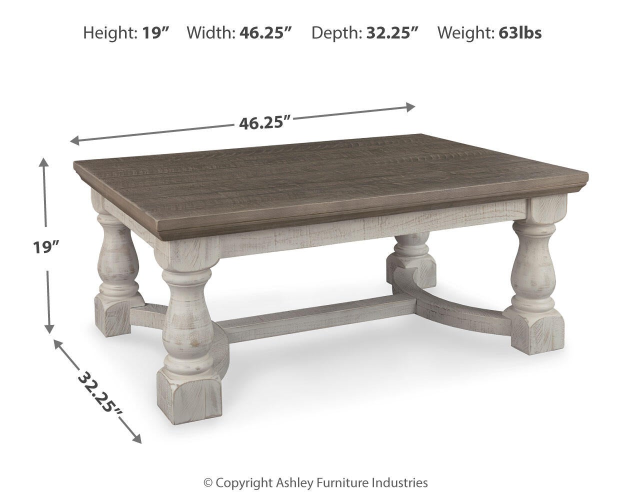 Ashley Express - Mesa de cóctel rectangular Havalance