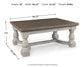 Ashley Express - Mesa de cóctel rectangular Havalance