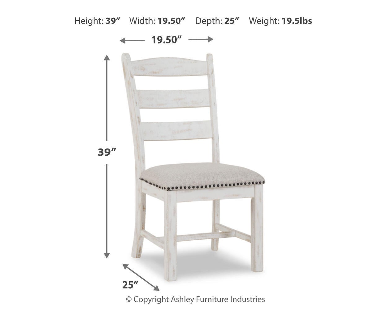 Ashley Express - Silla auxiliar UPH Valebeck Dining (2 unidades)