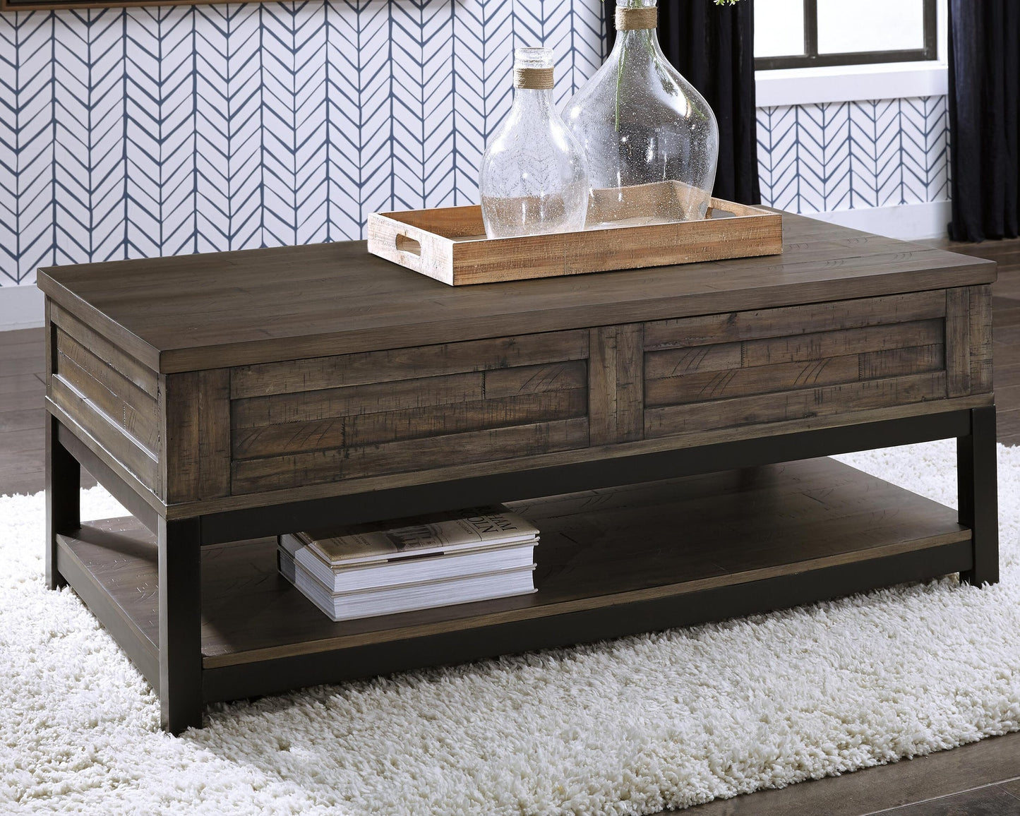 Ashley Express - Mesa de cóctel elevable Johurst