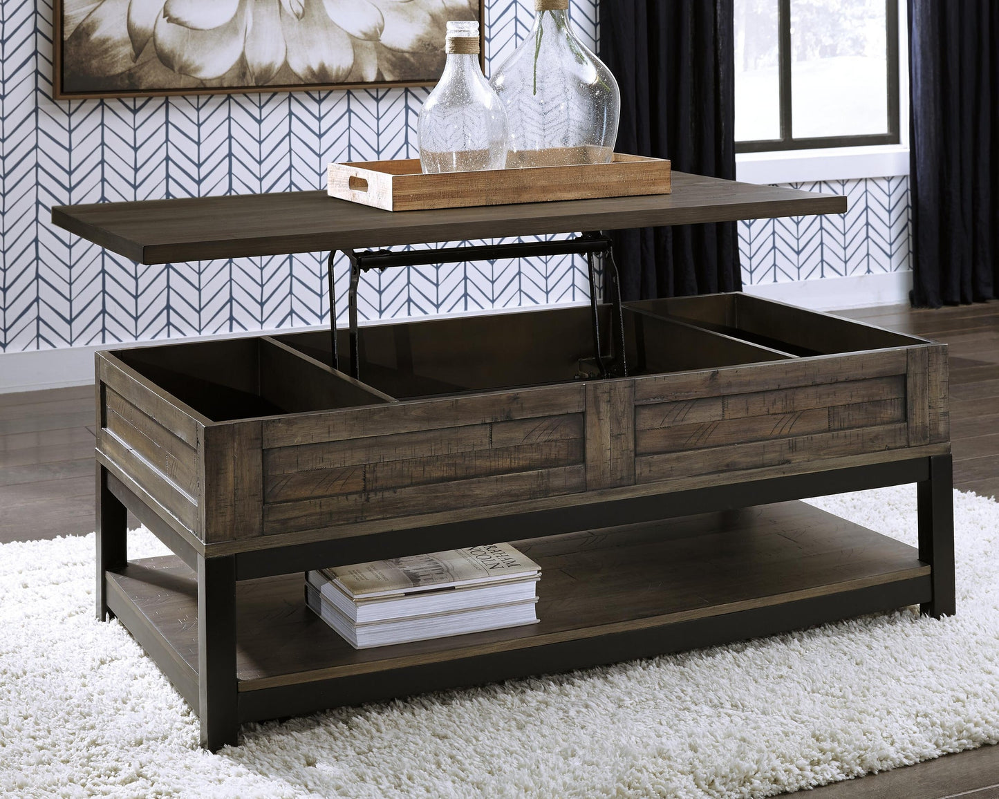 Ashley Express - Mesa de cóctel elevable Johurst