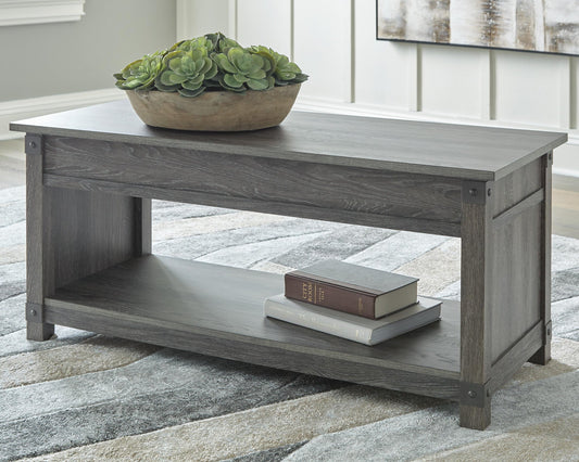 Ashley Express - Mesa de cóctel elevable rectangular Freedan