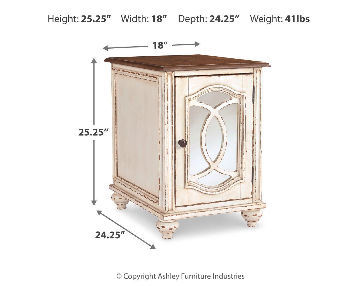 Ashley Express - Mesa auxiliar con silla Realyn
