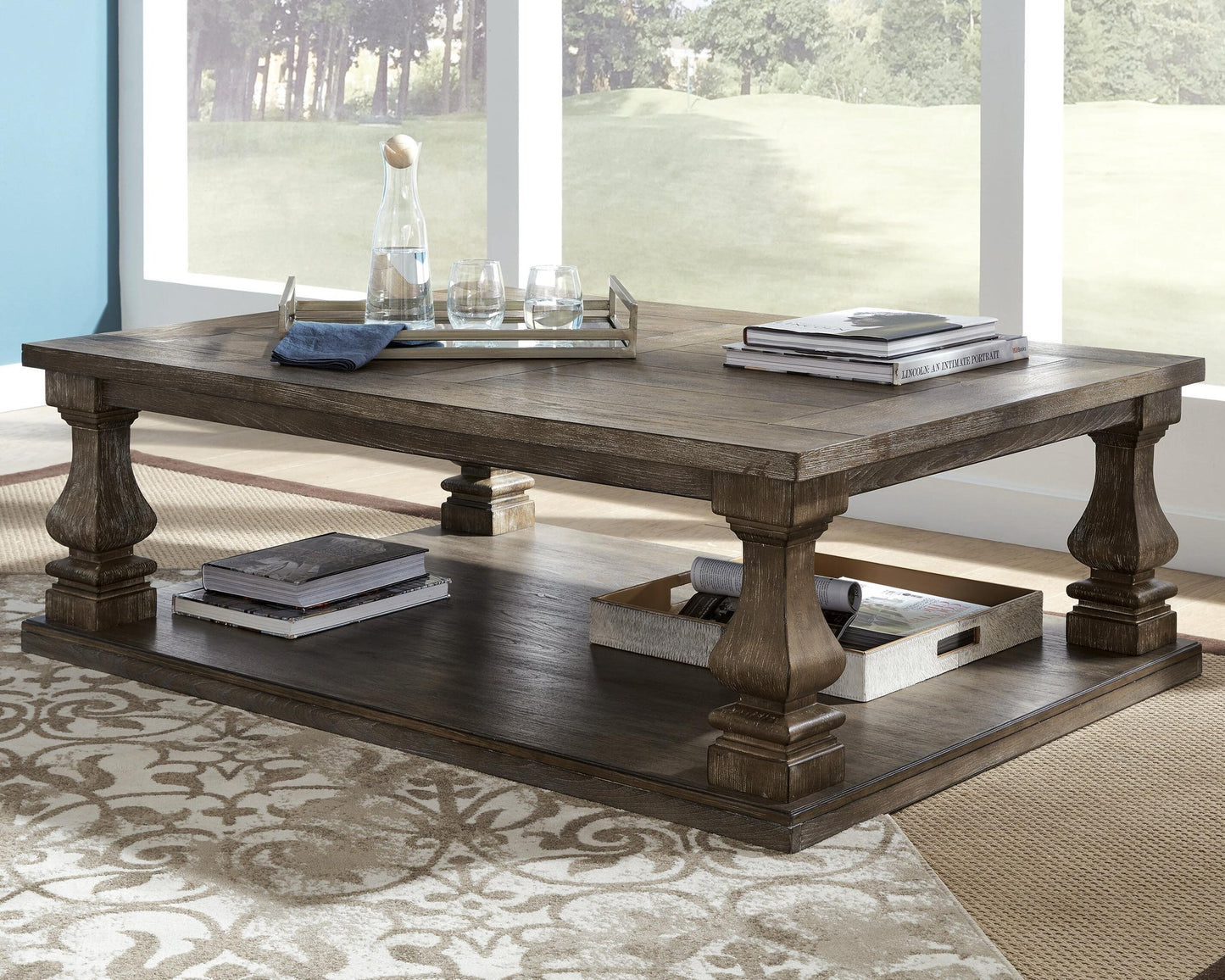 Ashley Express - Mesa de cóctel rectangular Johnelle