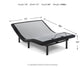 Base ajustable Best Cal King con modelo de cabeza y pies