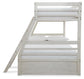 Ashley Express - Litera Robbinsdale con dos camas individuales sobre una cama matrimonial