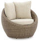 Sillón giratorio Danson con cojín (2 unidades)
