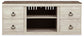 Ashley Express - Mueble para TV LG Willowton con opción de chimenea